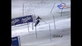 Alberto Tomba wins slalom Schladming 1997 [upl. by Ruscio]