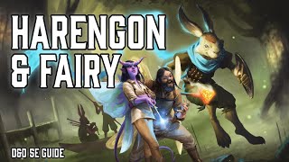 Harengon amp Fairy Races  Wild Beyond the Witchlight  DND 5e [upl. by Henrik]