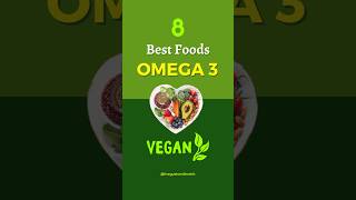 Vegan sources of Omega 3  PlantBased Sources 💪 [upl. by Pas]