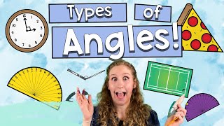 Right Obtuse and Acute Angles  Educational Kids Videos [upl. by Lubeck]