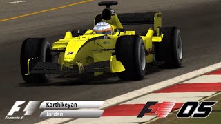 F1 05  Narain Karthikeyan  Malásia  Sepang  PS2 [upl. by Grimona806]