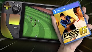 STEAM DECK ft Pro Evolution Soccer 6 [upl. by Nylinej]