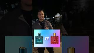 Versace Eros vs Eros Flame shorts fragrances mensfragrance [upl. by Henke]