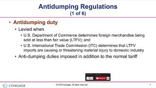 Dumping and Trade Regulations [upl. by Odnesor]