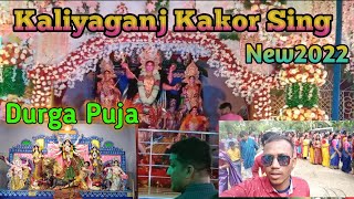 kaliyaganj Kakor Sing  Durga Puja New 2022Hemtabad [upl. by Ecnarolf]