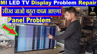 mi led tv display problem  mi led tv horizontal line repair  mi led tv vertical line repair miled [upl. by Haden]