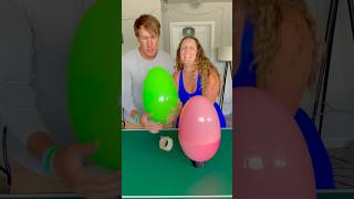 GIANT Surprise Eggs Challenge win prize and HUGE chocolate balls mess 😮😁🤣shorts [upl. by Cormac]