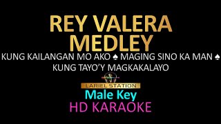 REY VALERA MEDLEY KARAOKE Male Key [upl. by Nanette]