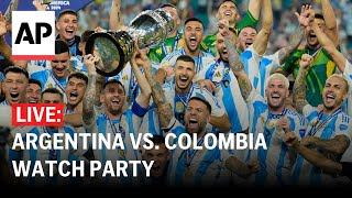 Argentina vs Colombia LIVE Argentina Beats Colombia To Lift Record 16th Title  Lionel Messi N18G [upl. by Immaj]