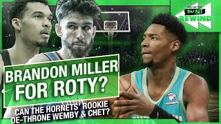 NBA RookieofTheYear Bets Can BrandonMiller Upset the Two Favorites [upl. by Brigette]