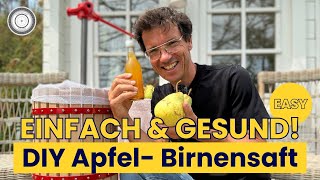 DIY Apfelbirnensaft Herstellung amp Lagerung Nie mehr zu viel Obst [upl. by Ellenehc]