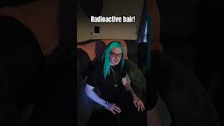 My wife dyed my sons hair with UV reactive hair dye before he hit the town [upl. by Eniamrahs831]