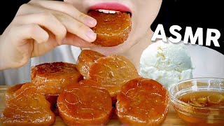 ASMR Fried Honey Cookies with IceCream Eating Sounds  이모티콘 약과 먹방  Yakgwa  MINEE EATS [upl. by Nylcsoj214]