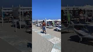 Riccione Beach beach travel bikini love europeantravel italianvibes riccione [upl. by Aihsek]