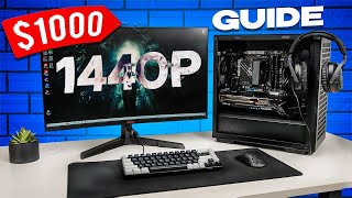 1000 FULL PC Gaming Setup Guide for 1440p [upl. by Goldarina]