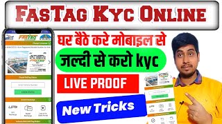 How to Do KYC of Fastag  Fastag KYC Kaise Kare  Fastag KYC Status Check  Fastag KYC Update Online [upl. by Odarnoc768]