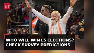 Lok Sabha Elections 2024 NDA likely to win 323 seats INDIA bloc at 163 ETG survey predicts [upl. by Nyrroc]