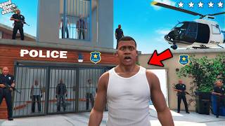 GTA 5  Franklins House Turns Into Police Station In Gta 5  GTA 5 mods [upl. by Fuld]