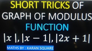 Graph 📈 OF MODULUS FUNCTION  CBSE board Exam 2024  Most Important Topic  Class 12 [upl. by Palumbo]