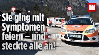 Ausbruch in GarmischPartenkirchen Superspreaderin 26 wartete CoronaTest nicht ab [upl. by Christa718]