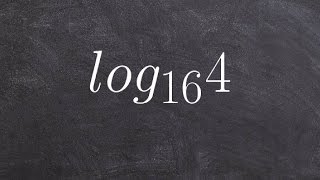 Algebra 2  Learning to Evaluate a Logarithm Without a Calculator [upl. by Yelsel]