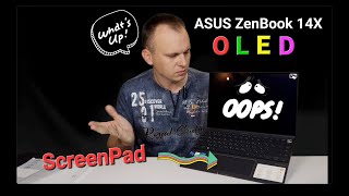 Распаковка Asus ZenBOOK 14X OLED со ScreenPad [upl. by Annaihs970]