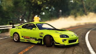 BeamNG Drive  Supra Sideways will i survive [upl. by Adallard]