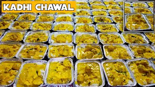 Making Of Kadhi Chawal In Bulk Quantity [upl. by Ttreve]