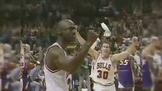 Michael Jordan 1997 NBA Finals Game 1 game winner w Mighty Ducks 90s goal horn [upl. by Kane]