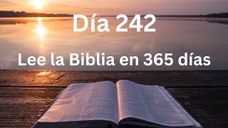 Día 242 Plan de lectura de la Biblia en 365 días [upl. by Regdirb]