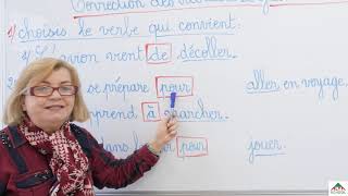 cours de français  5ème année primaire  correction des exercices de grammaire et conjugaison [upl. by Aryc736]