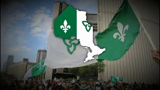 quotMon Beau Drapeauquot  FrancoOntarian Cultural Song Lyrics  Translation [upl. by Sivla275]