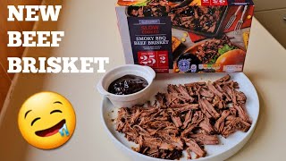 New SMOKY BBQ BEEF BRISKET Review In Aldi [upl. by Aihsakal]