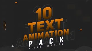 Top 10 Text Effect • Alight Motion Lyrics Text Animation • Free XML And Preset Free Download [upl. by Eirallam115]