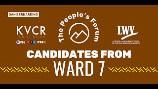 The Peoples Forum  7th Ward Candidates [upl. by Aciretehs]