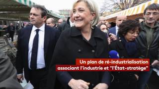 Marine Le Pen en 4 propositions  pouvoir dachat et protectionnisme économique [upl. by Ahsiliw]