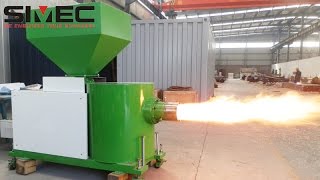 SIMEC Wood Pellet Burner [upl. by Llednohs]