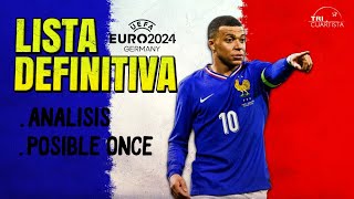 XI y CONVOCATORIA OFICIAL FRANCIA EURO 2024 Una de las grandes favoritas [upl. by Kerat]