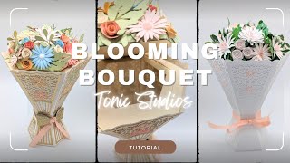 Tonic Studios Blooming Bouquet Tutorial [upl. by Sutsugua]