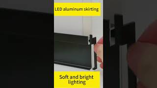 LED Aluminium skirting board homedesign led skirtingledlighting lightdesign manufacturer [upl. by Godwin83]