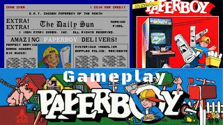 Paperboy Arcade Gameplay [upl. by Azarria]