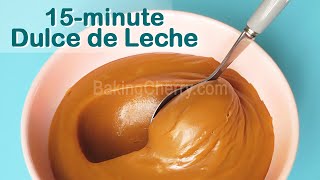 How to make Dulce de Leche in 15 Minutes  Smooth and Creamy Caramel Toffee Recipe  Baking Cherry [upl. by Fatima]