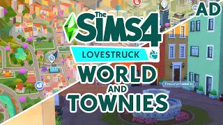 Lovestruck world and townies first look Ciudad Enamorada overview [upl. by Prowel434]