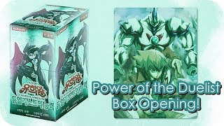 Yugioh Power of the Duelist Booster Box Opening OCG Korean [upl. by Davidoff]