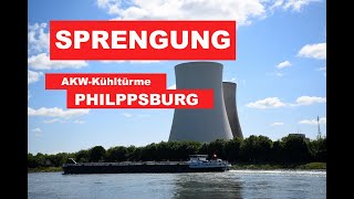 14052020  Spektakulärer Zusammenschnitt  Sprengung der AKWKühltürme in Phlippsburg [upl. by Bust]