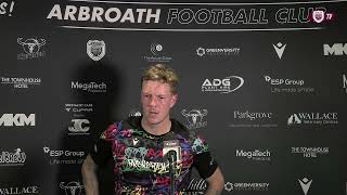 Arbroath 0  0 Alloa Athletic  David Gold  Post Match Interview [upl. by Aivilo]