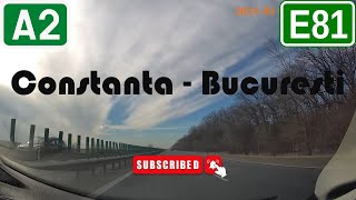 Autostrada Soarelui A2 Constanta Bucuresti [upl. by Htbazile]