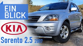 Kia Sorento 25 CRDI EX 2007  Geländegängige Zugmaschine zum Sparpreis [upl. by Nauqas]