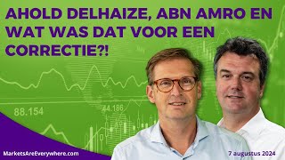 Ahold Delhaize ABN AMRO en wat was dat voor een correctie [upl. by Gapin]