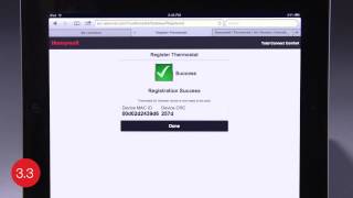 Register the Honeywell WiFi smart thermostat with the help of this video [upl. by Haelhsa]